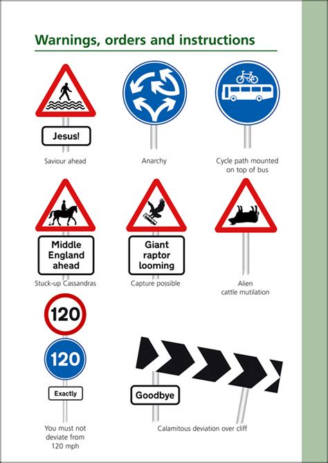 Guide To New Highway Code Signs Department Of Social Scrutiny