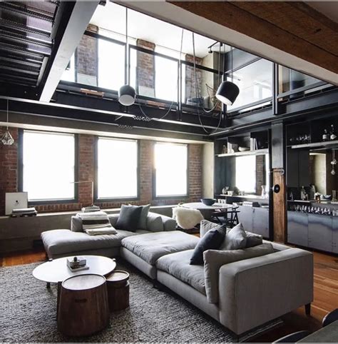 20 Industrial Modern Living Room Ideas