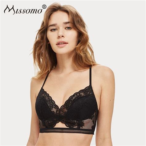 missomo backless lace bras for women sheer sexy vs bh bralet modis push up bralette plus size