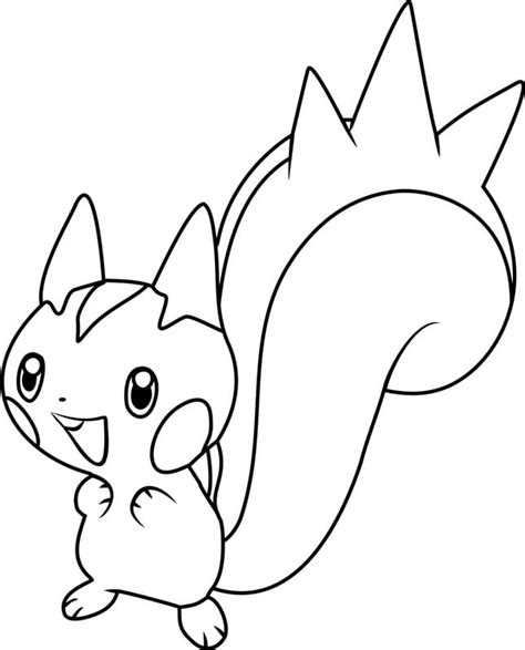 Pachirisu Pokemon Coloring Page Download Print Or Color Online For Free