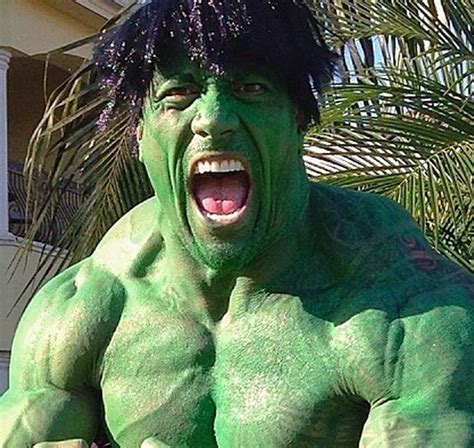 Awesome Dwayne Johnson Hulk Halloween Costume