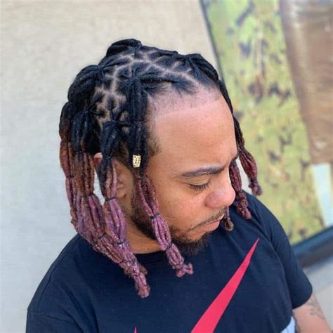 #jack roth #dreads #dreadlocks #boys with dreads #i would tap that #marry me. Dread Dyed Men - Loc Eye Candy Hair Dyed At The Ends Dreadlock Hairstyles For Men Mens Dreads ...