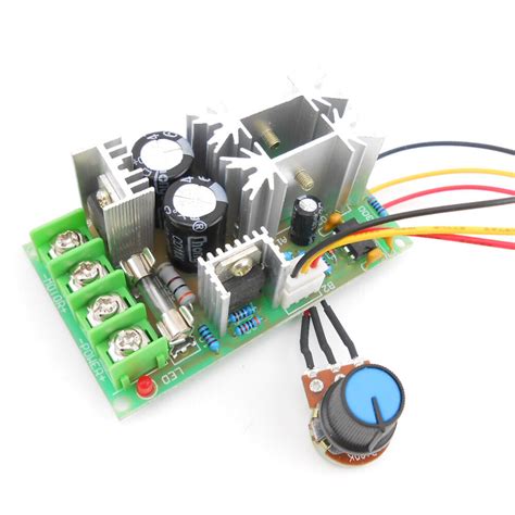 Dc motor speed control is done either done manually by the worker or by using any automatic controlling tool. 20A PWM DC Motor Speed Controller 12V 24V 36V 48V /w ...