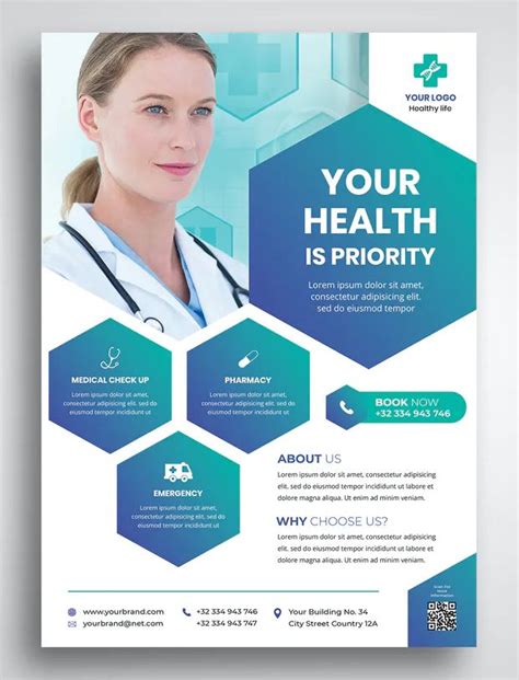 Health Medical Flyer Template Psd Medical Posters Medical Brochure