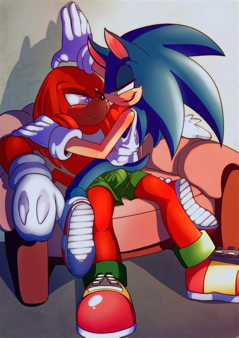 Rule 34 Boxers Bulge Gay Knuckles The Echidna Kukkiisart Male Sitting On Lap Sonic Series