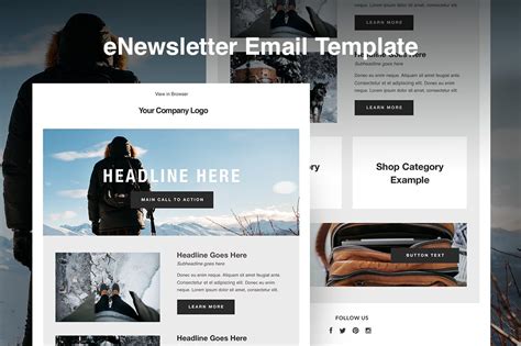 MailChimp HTML Email Template | Creative Mailchimp Templates ~ Creative