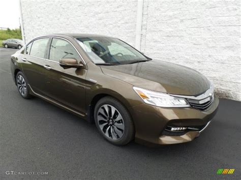 2017 Mandarin Gold Metallic Honda Accord Hybrid Touring Sedan