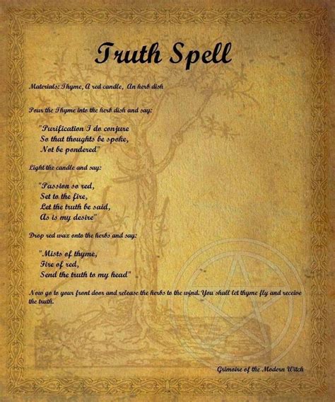 Pin By Angel Roses Magical Help On Book Of Shadows Must Haves Truth