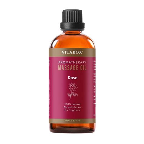 Dầu Massage Rose Aromatherapy Body Massage Oil Vitabox