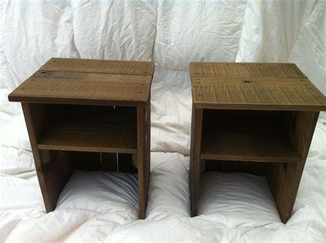 Pallet Wood Bedside Table Pallet Furniture Wood Pallets Diy Pallet