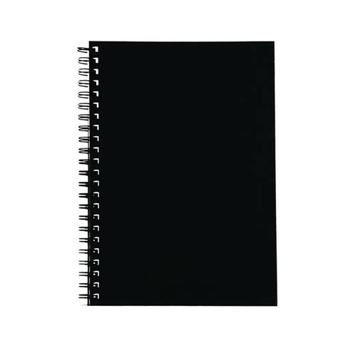 Spirax 512hard Cover Notebook 200 Pages A4 Black
