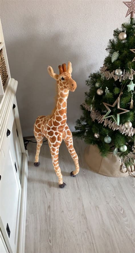 Giant Giraffe Stuffed Animal Giraffe Plush Large Plushies Etsy