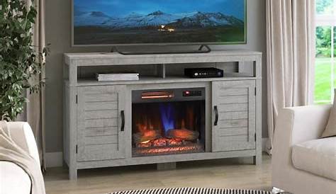 allen + roth TV Stand for TVs Up to 60" with Electric Fireplace in the