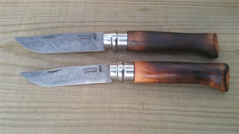 Opinel Mod I Just Finished Vinegar And Mustard Patina Charred And