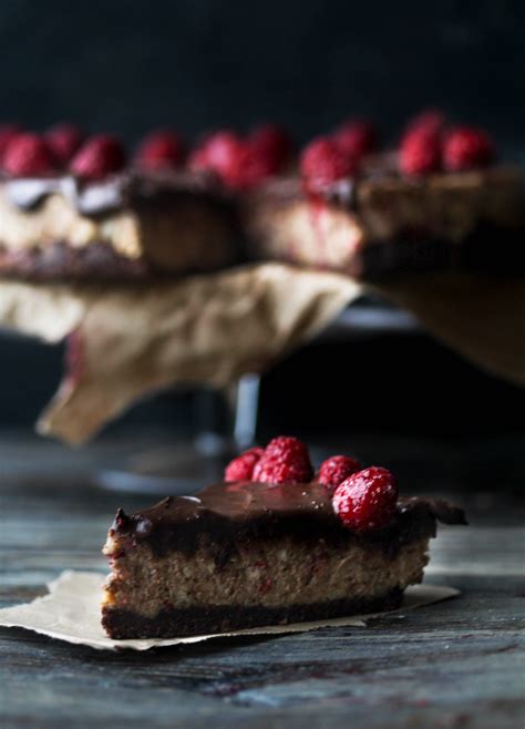 Raw Chocolate Raspberry Hazelnut Cheesecake Raw Chocolate Dessert