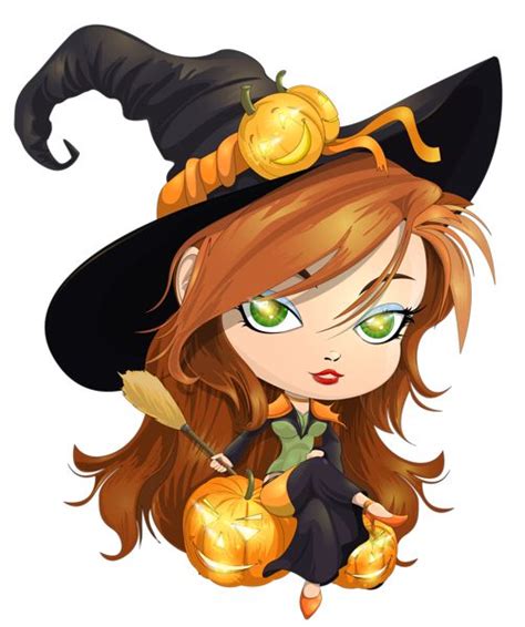 Cute Witch Transparent Clipart Picture Witches