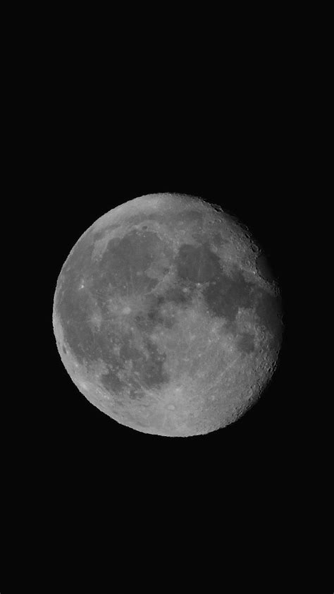 Download Wallpaper 1080x1920 Full Moon Moon Phase Sky Black Samsung