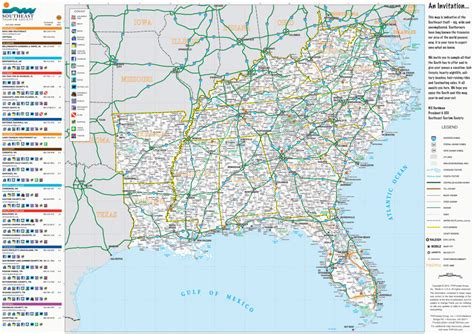 Printable Map Of Southeastern Usa Printable Us Maps