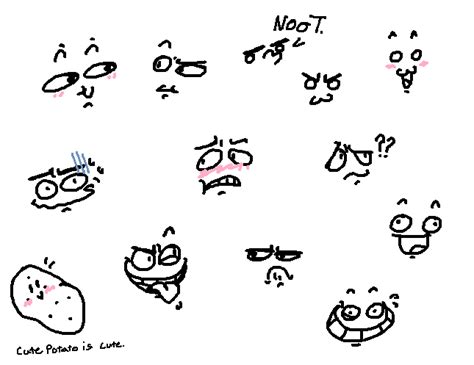 Ehh Cartoony Doodle Faces By Gladin121 On Deviantart