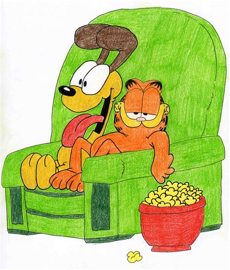 Garfield And Odie By Jane Rt On Deviantart
