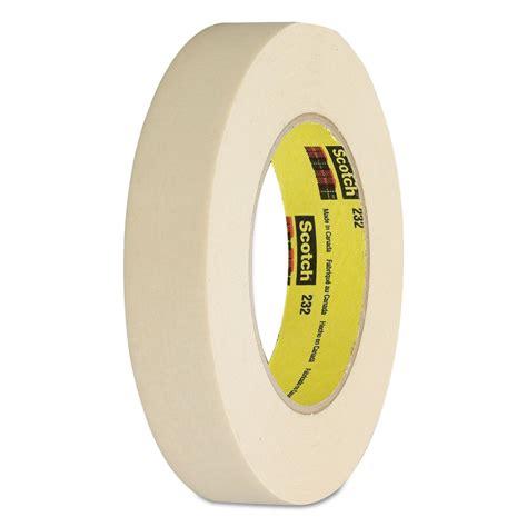 3m scotch 232 crepe paper high performance masking tape 250 degree f performance temperature