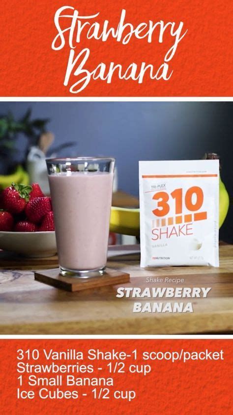 310 Nutrition Starter Kit 9 No Commitment Shake Recipes Nutrition Shakes Vanilla Shake