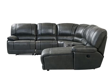 U1952 6 Piece Power Reclining Sectional W Chaise Global Furniture