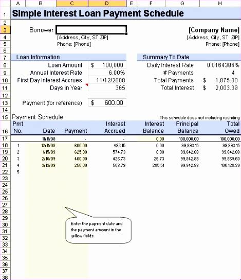 10 Loan Repayment Template Excel Excel Templates
