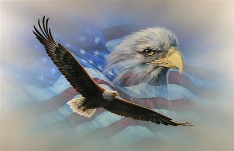 43 Patriotic Bald Eagle Wallpaper On Wallpapersafari
