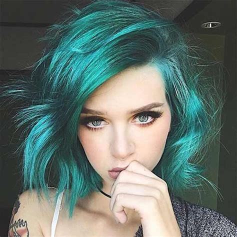 52 Breathtaking Hair Color Trends That Are Lovely And Stylish Turquoise