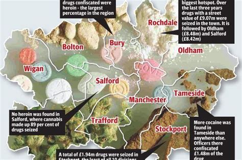 £50m Of Drugs Seized From Greater Manchester Streets Manchester