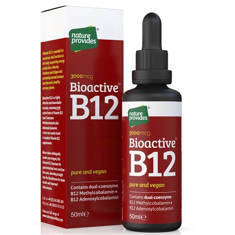 Buy Nature Provides B12 Liquid Drops 3000 Mcg Methylcobalamin