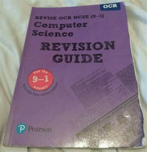 Pearson Ocr Gcse 9 1 Computer Science Revision Guide Ebay