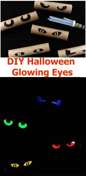 Diy Halloween Glowing Eyes Handy And Homemade