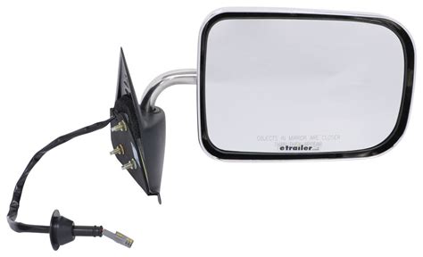 K Source Replacement Side Mirror Electric Blackchrome Passenger