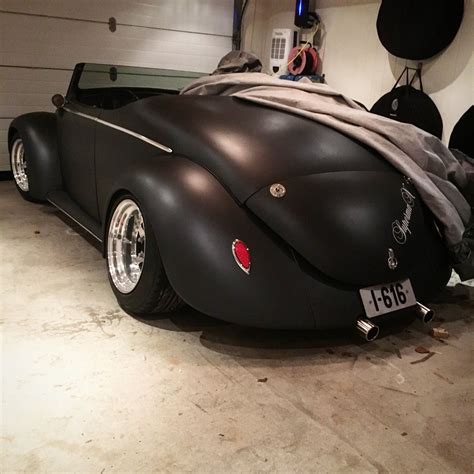 This Guy Transformed A Vw Beetle Deluxe Into A Black Matte