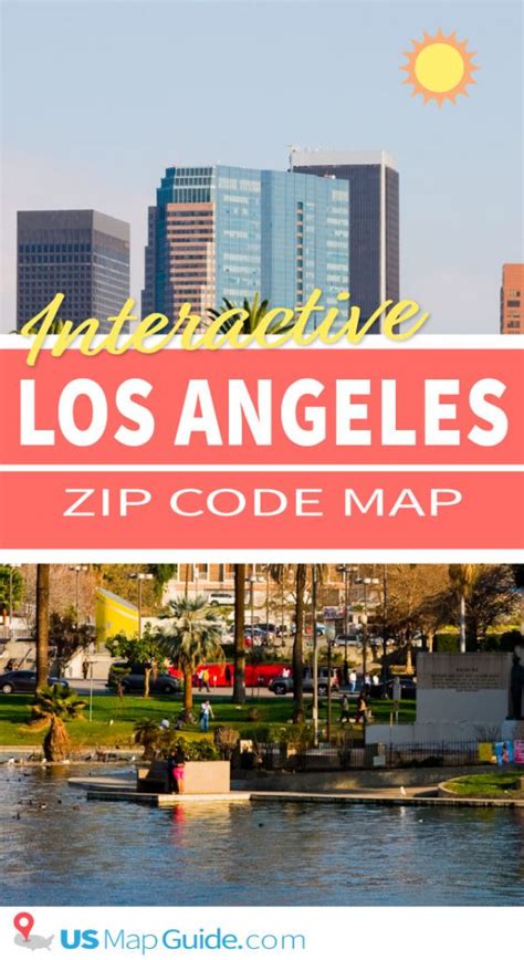 Printable Los Angeles Zip Codes Map
