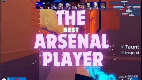 Best Arsenal Player Roblox Arsenal Montage Youtube