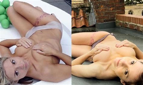 Cbeebies Star Sarah Jane Honeywell Recreates Topless Pic Years After