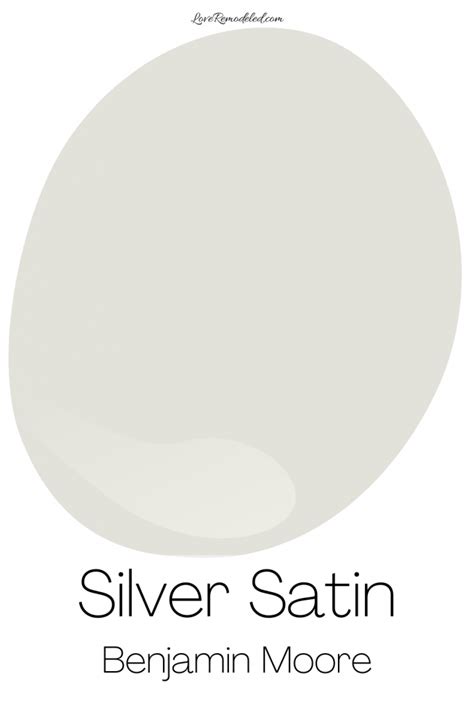 Silver Satin A Soft Gray Paint Color By Benjamin Moore 2022