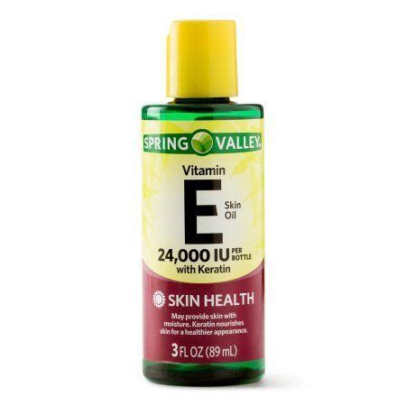 How vitamin e oil benefits your skin. Spring Valley Vitamin E Skin Oil, 24000 IU, 3 Oz # ...