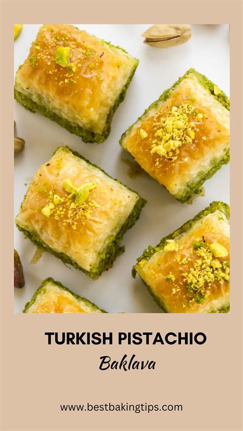 Turkish Pistachio Baklava Recipe In 2023 Pistachio Baklava Baklava