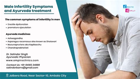 Male Infertility Symptoms And Ayurveda Treatment Empire Clinics