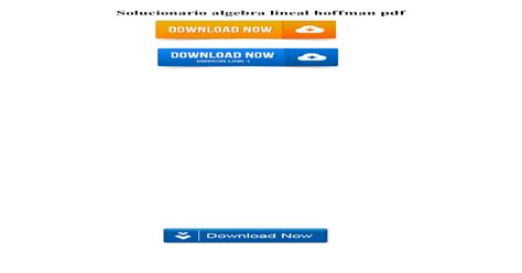 Solucionario algebra lineal hoffman pdf algebra lineal ...