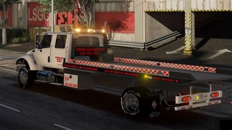 Cxt Flatbed Tow Truck Add On Replace Fivem Els Non Els Non