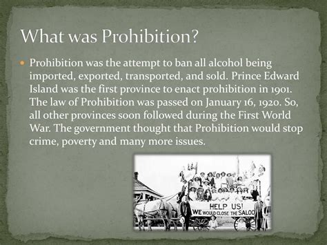 Ppt Prohibition Powerpoint Presentation Free Download Id4586777