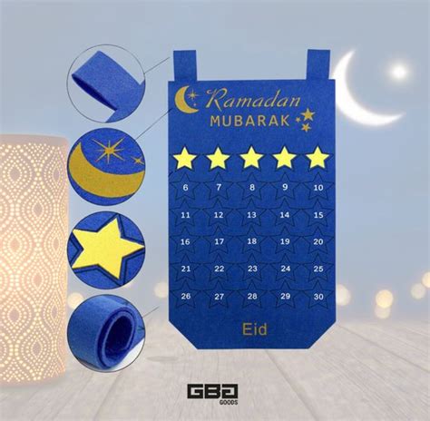 Gbg Ramadan Aftel Kalender Ramadan Decoratie Kalender Eid Al Fitr