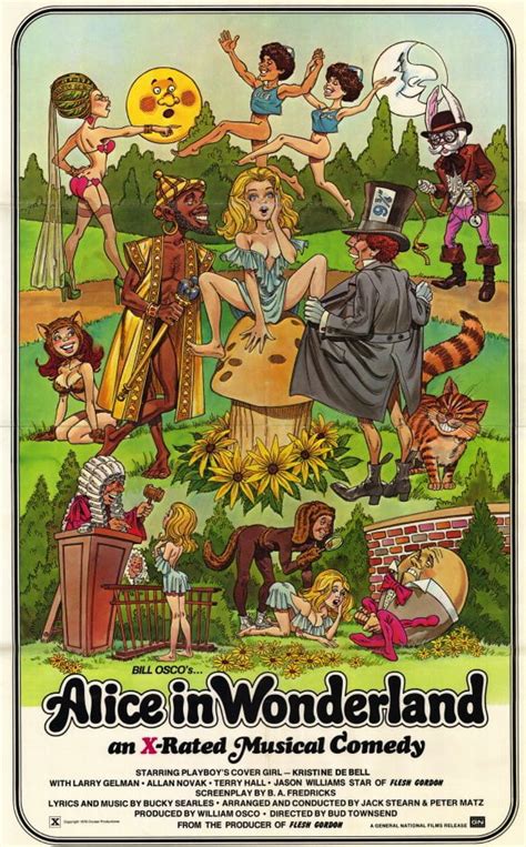 alice in wonderland 1976 11x17 movie poster