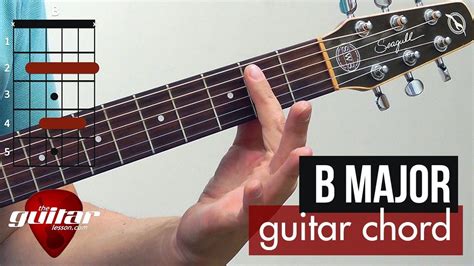 How To Play The B Major Chord Beginner Guitar Lesson Youtube