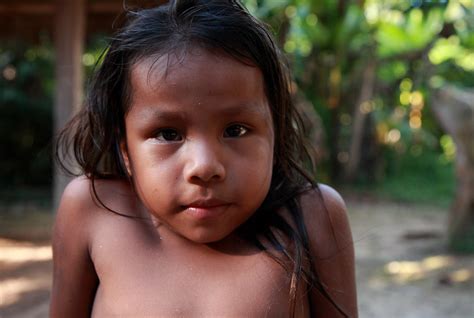 A Babe Yagua Girl Yagua Village Near Amazon River North P Flickr